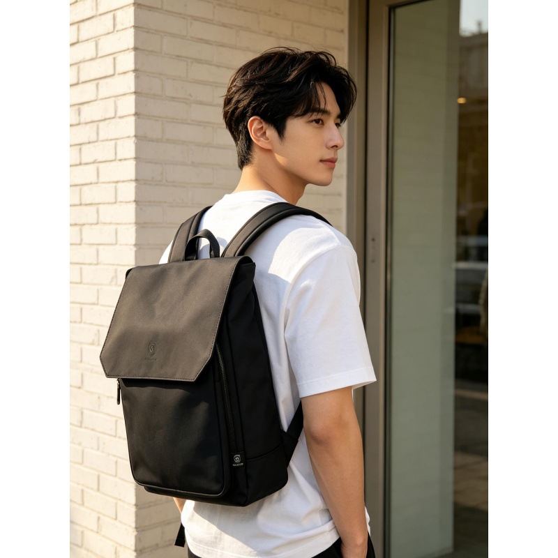 Leather Work Rucksack Mens - Mochila de couro sintético de alta