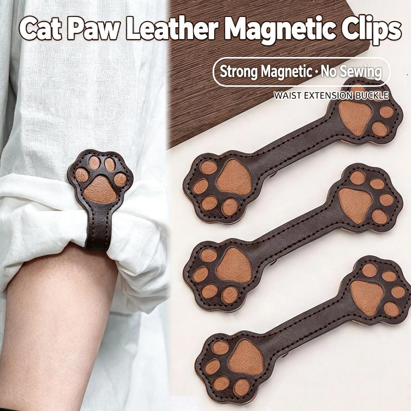 Leatherwork Designs - 2 PCS Clips Magnéticos de Couro