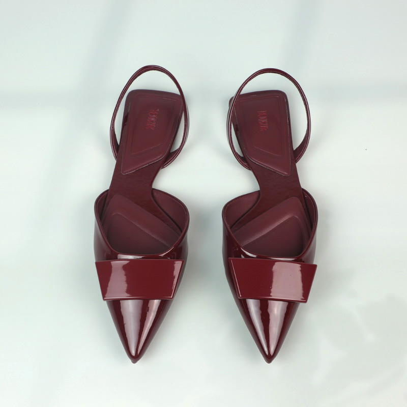 Leatherwork Designs - Marca de couro patente verão mulheres