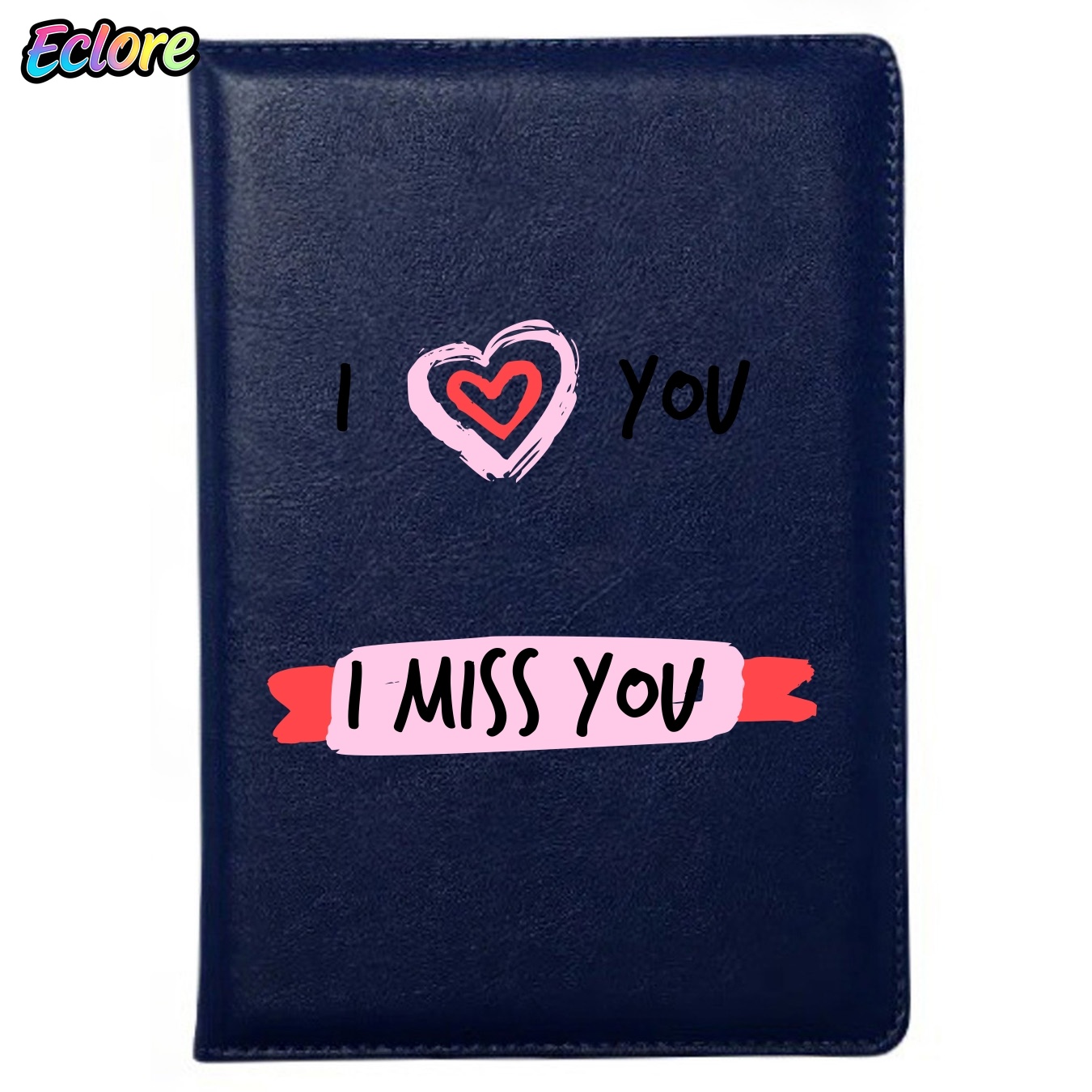 Leather Work Diary Covers - Caderno A5 de Couro Retro com