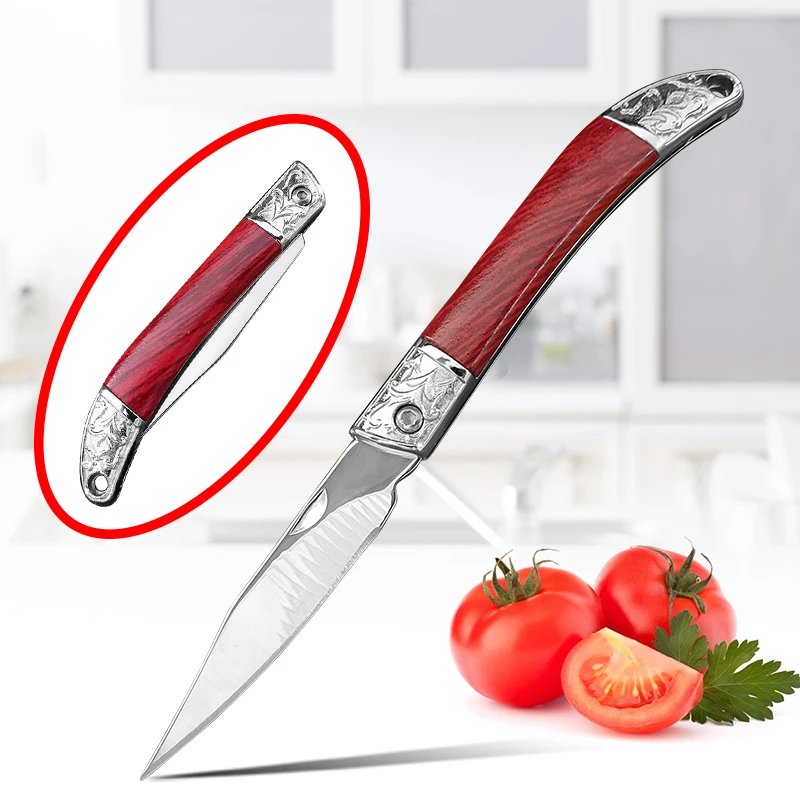 Bone Folder Tool - Faca utilitária dobrável, lâmina de desossa,