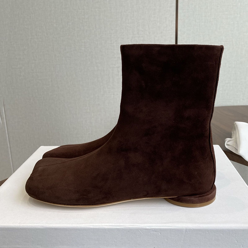 Chelsea botas femininas camurç - Leatherwork Designs avaliação e preço