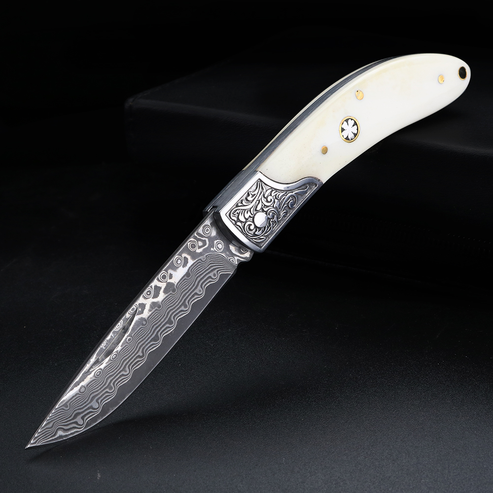 Faca Dobrável de Aço Damasco B - Bone Folder Tool avaliação e preço