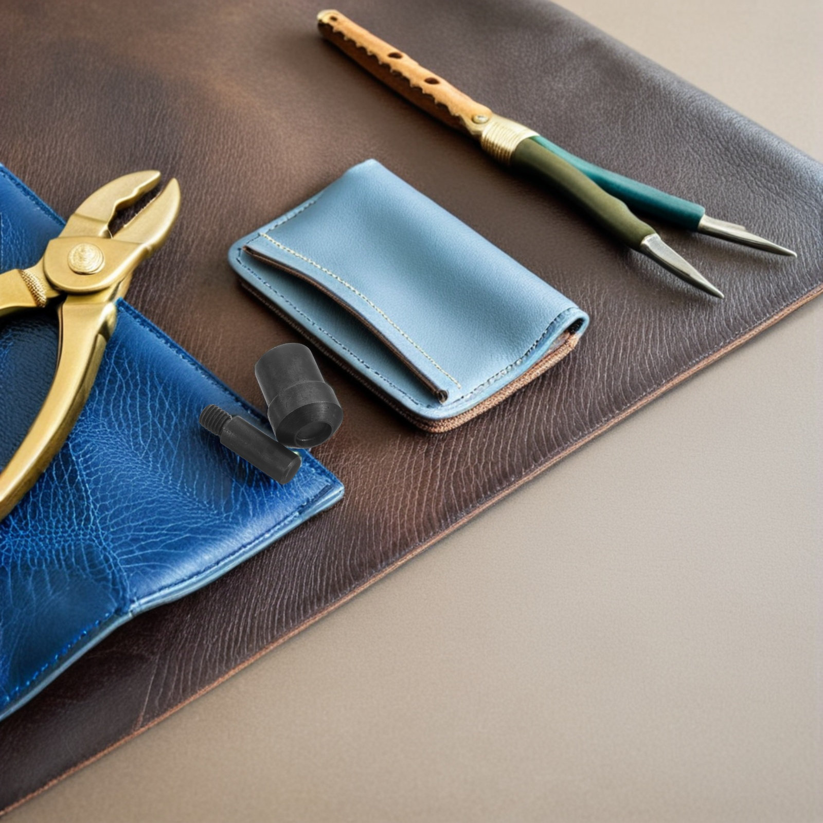 2 peças de matrizes de punção  - Leatherwork Hand Press avaliação e preço