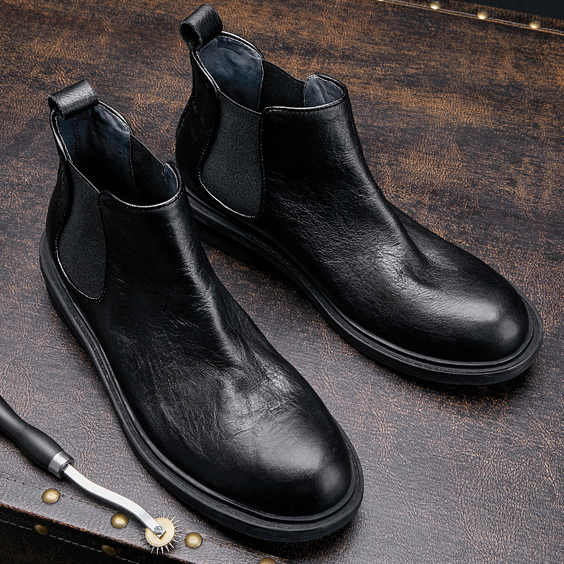 Botas masculinas de outono par - Leatherwork Designs avaliação e preço