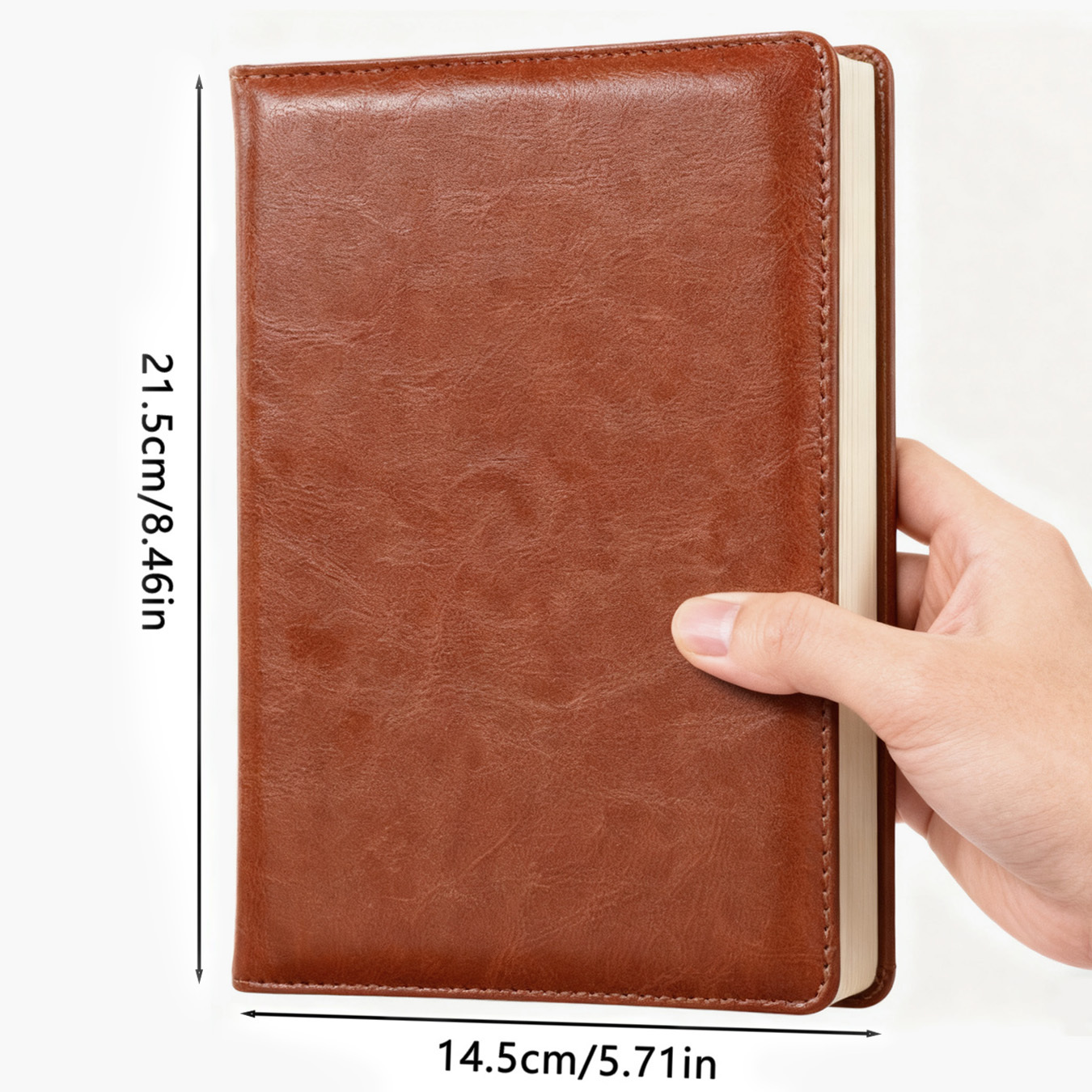 Caderno de Couro PU Colorido c - Leather Work Diary Covers avaliação e preço